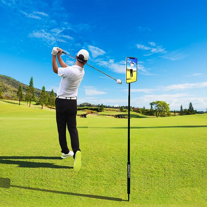 Monopod and Tripod Selfie Stick to Record Golf Swing - Image 2