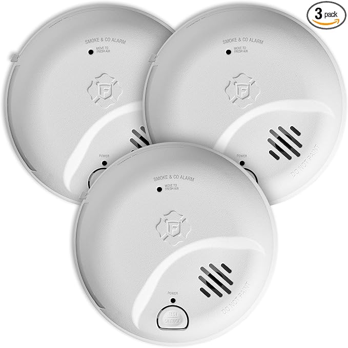 First Alert SMICO100-AC Interconnect Hardwire Combination Smoke & Carbon by FirstAlert