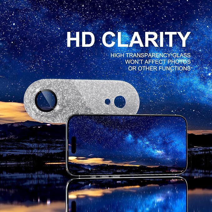 Choiche Compatible for iPhone 17 Air Camera Lens Protector, Bling Camera Cover - Image 6
