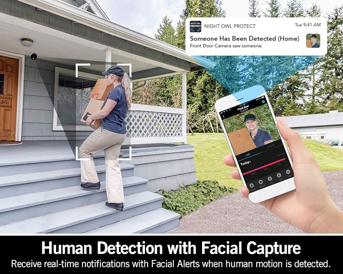 Night Owl AC Powered 1080p HD Wi-Fi IP Indoor/Outdoor Camera - Image 3