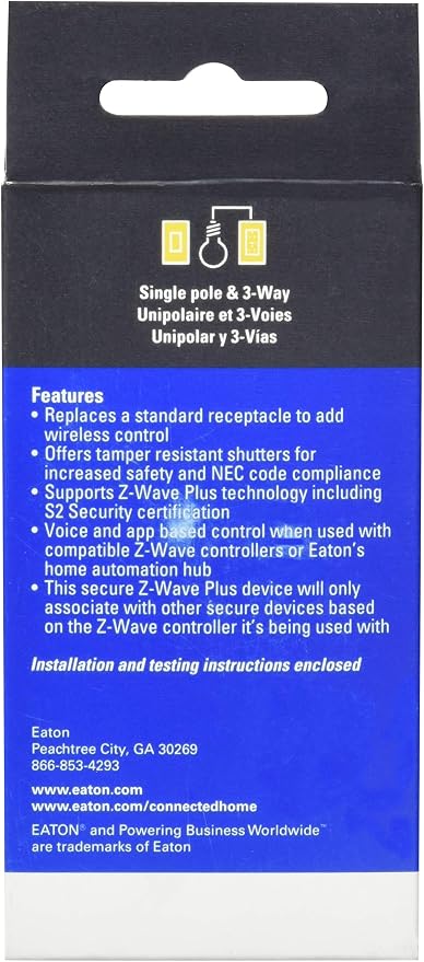 Z-Wave Plus Wireless Duplex Receptacle - Image 2