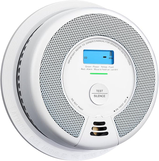 X-Sense Smoke Detector Carbon Monoxide Alarm Combo, 10-Year Non-Replaceable by X-Sense