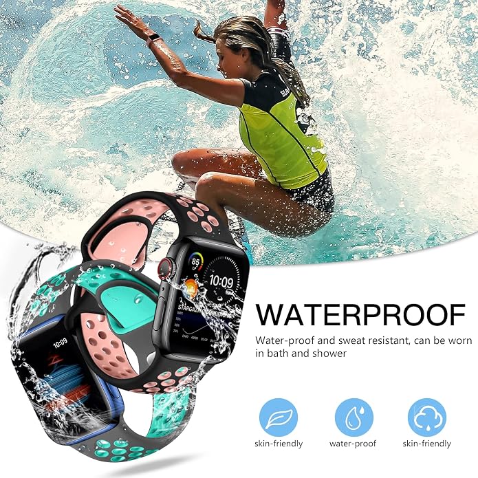 Adorve 4 Pack Sport Bands Compatible - Image 3