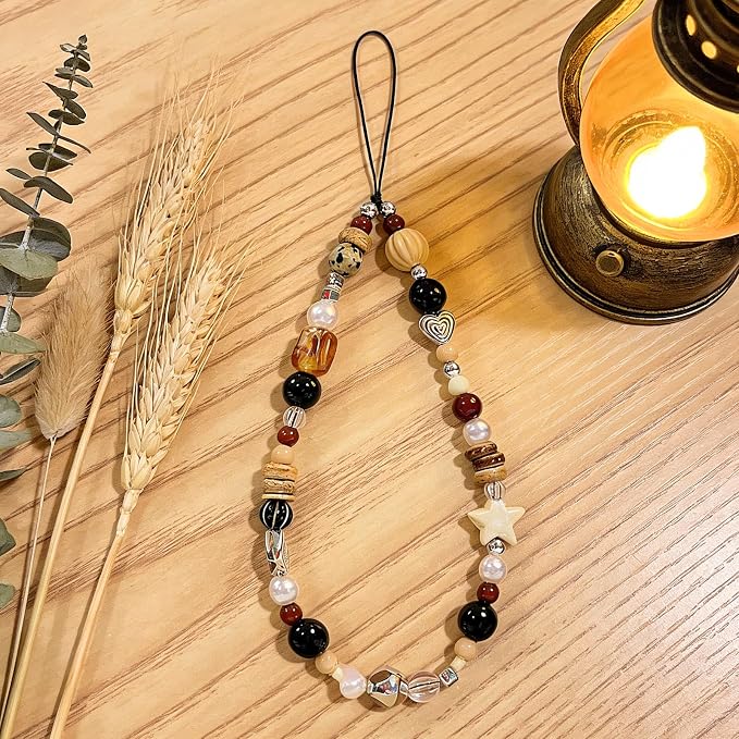 Cute Beaded Camera Wrist Strap for Phone, Digital Camera Charm Lanyard - Image 7