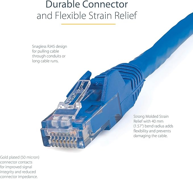 StarTech 4ft CAT6 Ethernet Cable - Image 3