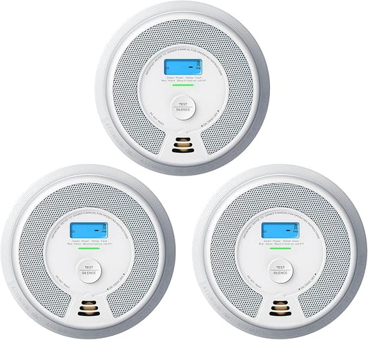 X-Sense Smoke Detector Carbon Monoxide Alarm Combo, 10-Year Non-Replaceable by X-Sense