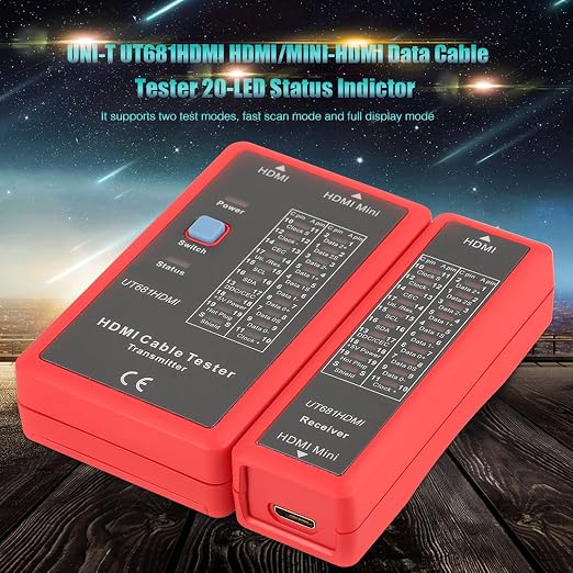 UT681 HDMI Cable Tester, Portable Mini HDMI to HDMI, High Definition USB Cable - Image 3