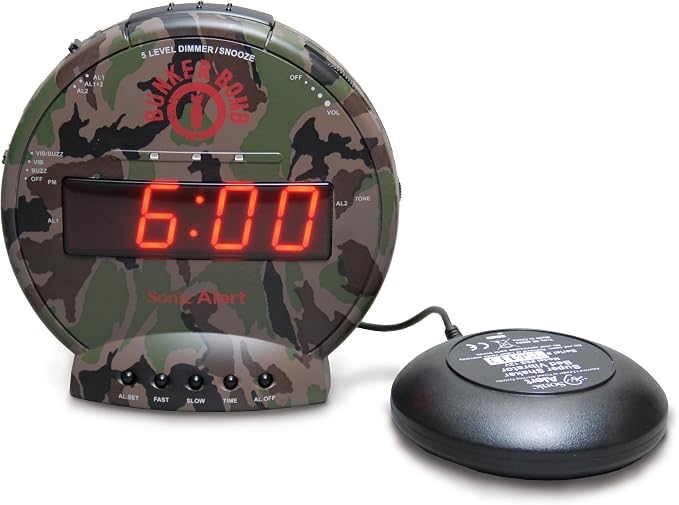 Sonic Bomb Dual Alarm Clock by SonicAlert
