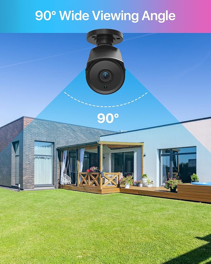 ZOSI 4 Pack 1080p Home Security Cameras - Image 6