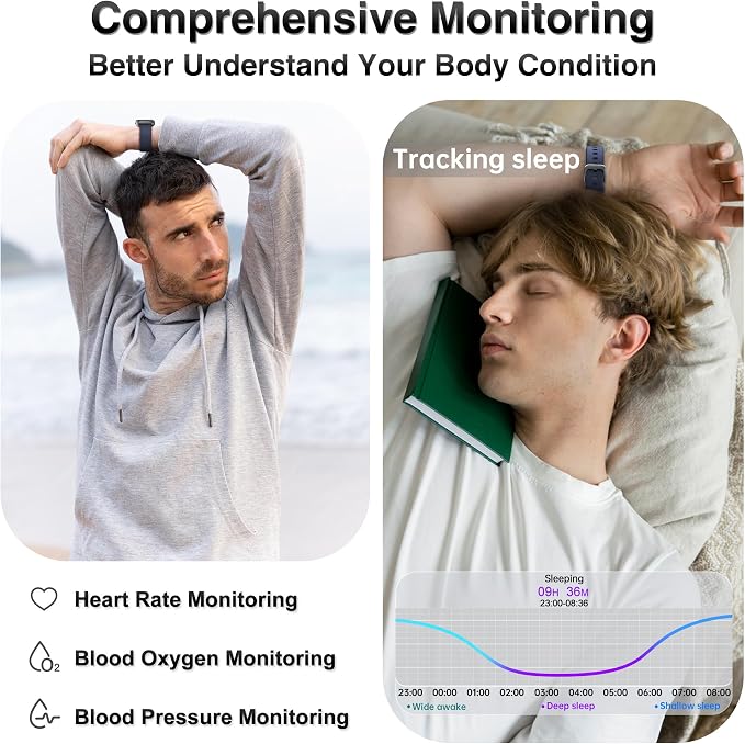 Fitness Tracker, Smart Watches for Women Men - Image 3