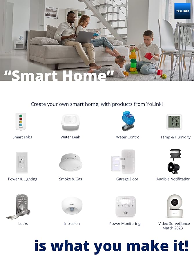 YoLink Smart Thermostat, Now Heat Pump Compatible, Android & iOS App, YoLink - Image 9