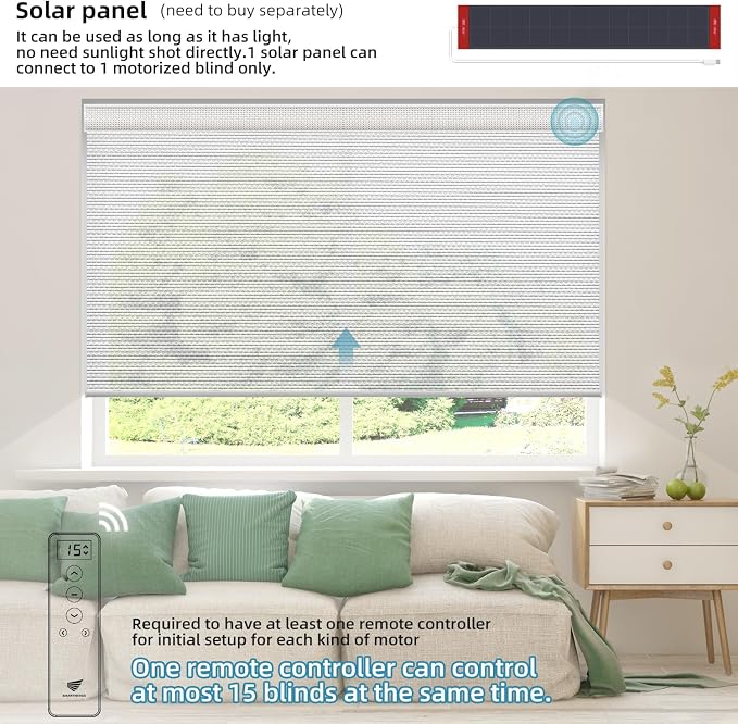 SmartWings Motorized Roller Shades 5% Openness Work - Image 4