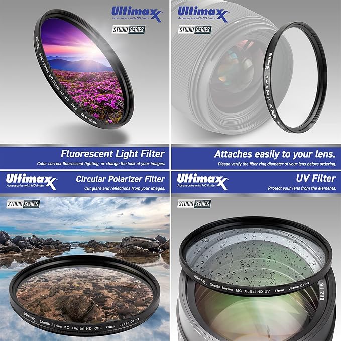 Ultimaxx 58MM Complete Lens Filter Accessory Kit - Image 6