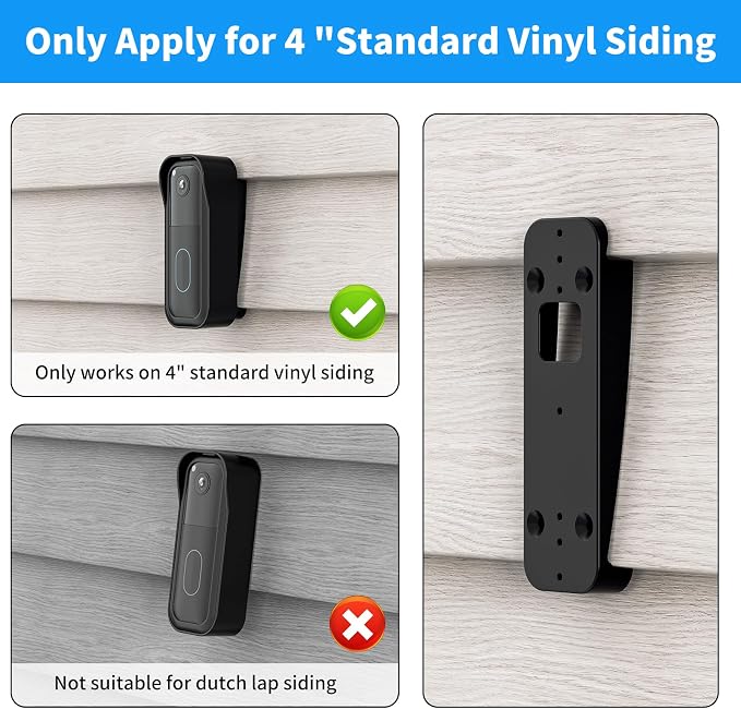 Blink Doorbell Vinyl Siding Mount and Waterproof Door Case, Fit - Image 2