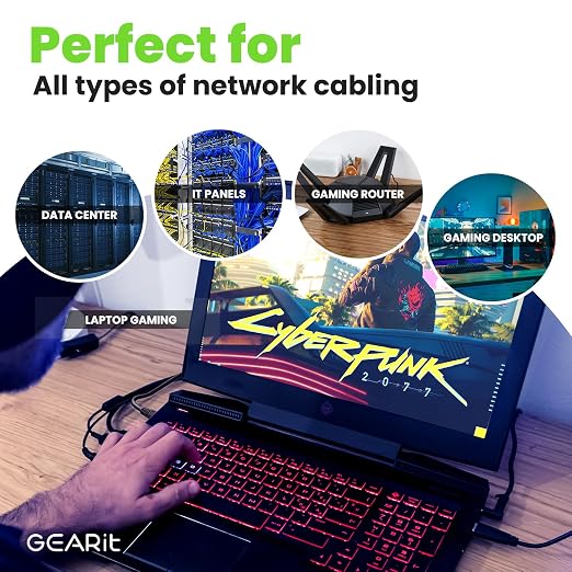 GEARit Cat6A Ethernet Cable 10Gbps Snagless Shielded SSTP, SFTP Shielded - Image 7
