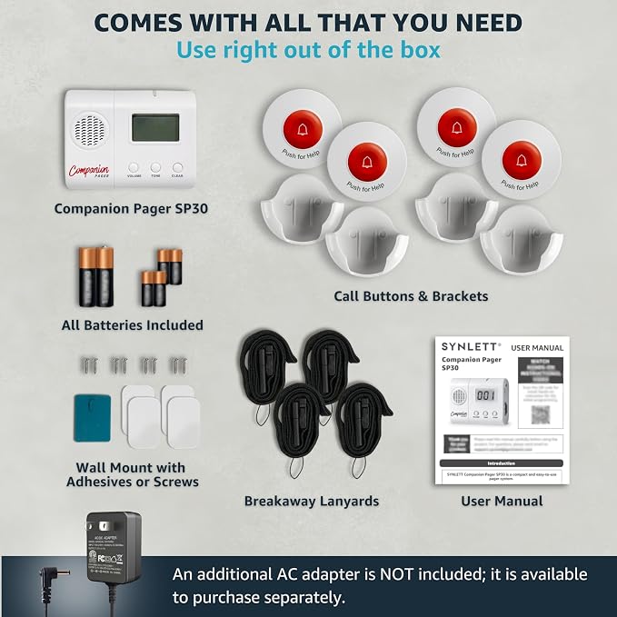 Caregiver Pager Wireless Call Buttons - Image 7