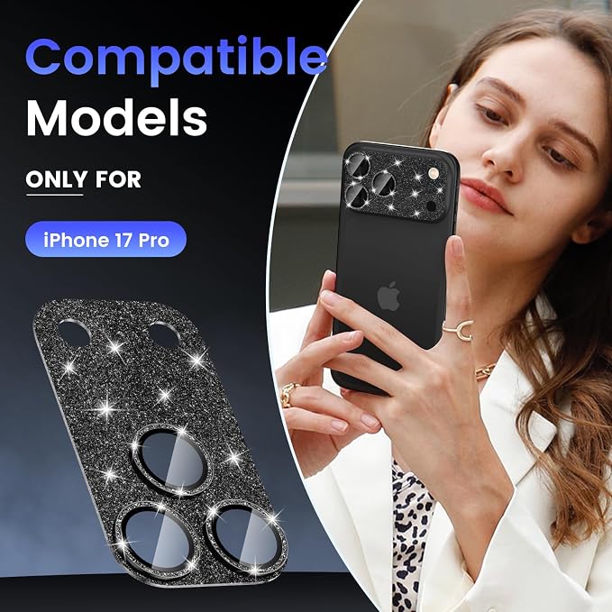 Tensea for iPhone 17 Pro Camera Lens Protector, Metal Aluminum Alloy Tempered - Image 2