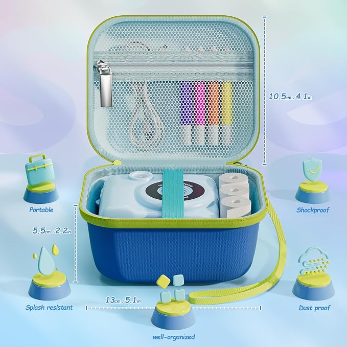 ProCase Kid Instant Print Camera Case, Portable Hard Carrying Storage - Image 5