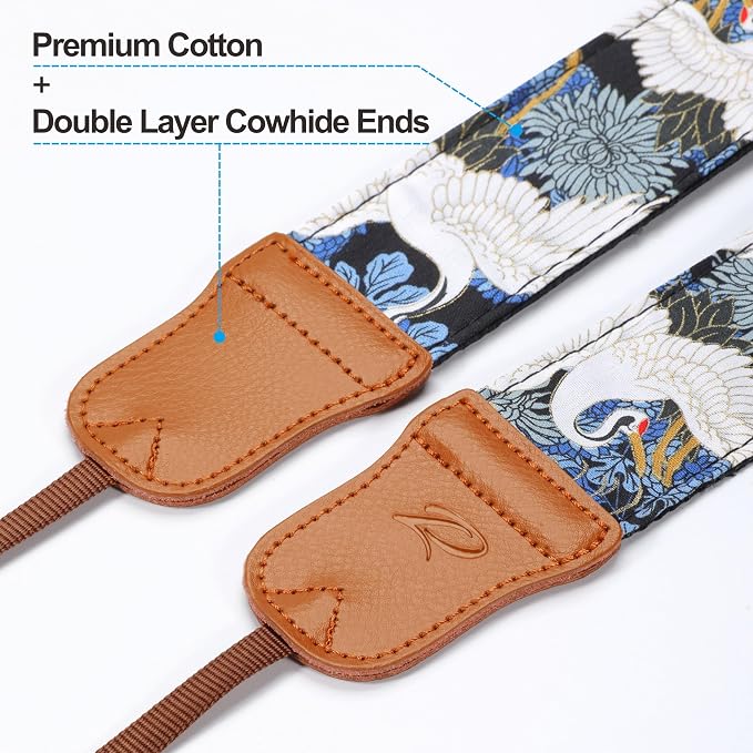 Padwa Lifestyle Blue Crane Camera Strap - Image 2