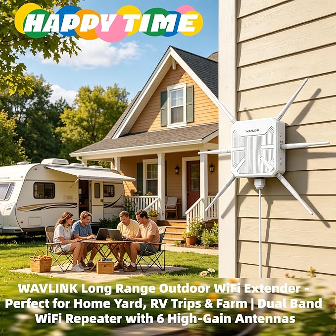 WAVLINK AX3000 Outdoor WiFi 6 Extender, Long Range Outdoor Access Point - Image 5
