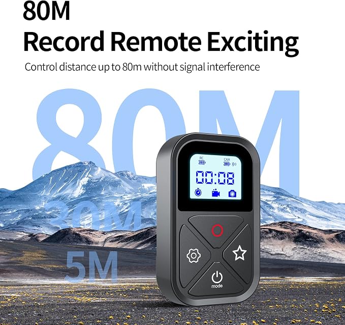Remote Control for GoPro, TELESIN Magnetic Wireless Remote Controller - Image 4