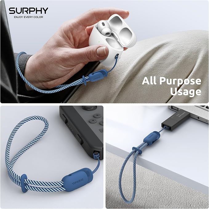 SURPHY 2 Pack Phone Lanyard for Cellphone Case, Phone Wrist Strap for Case - Image 6