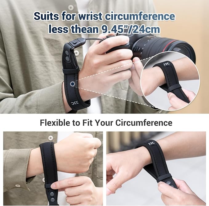 JJC Soft Camera Hand Strap Wrist Strap - Image 4