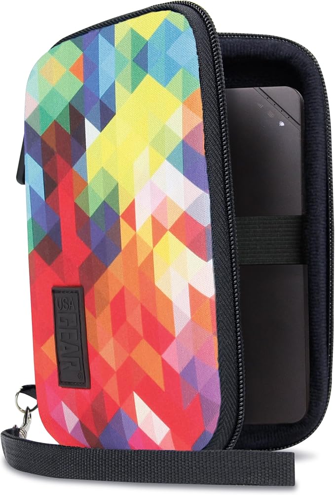 USA Gear Hotspot Carrying Case Fits Solis Edge, Orbic RC400L, AT&T Turbo 3 by USAGEAR