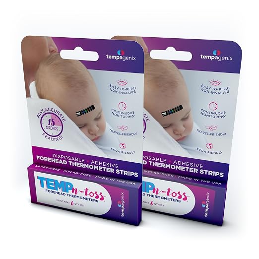 Fast Reading Disposable Forehead Thermometer Strips by TEMPN-TOSS