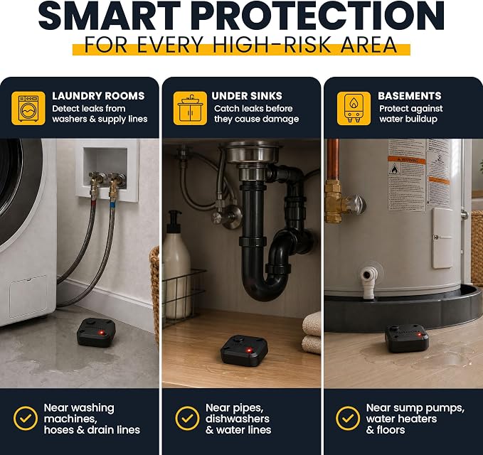 Zircon Leak Alert 360 Smart Water Leak Detector Kit - Image 5