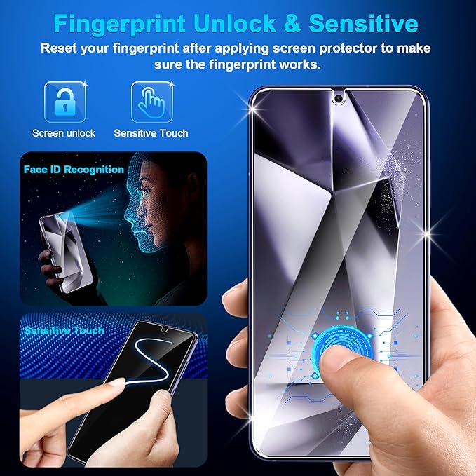 firtstnow 3 Pack for Samsung Galaxy S24 Plus Screen Protector Tempered Glass + - Image 4