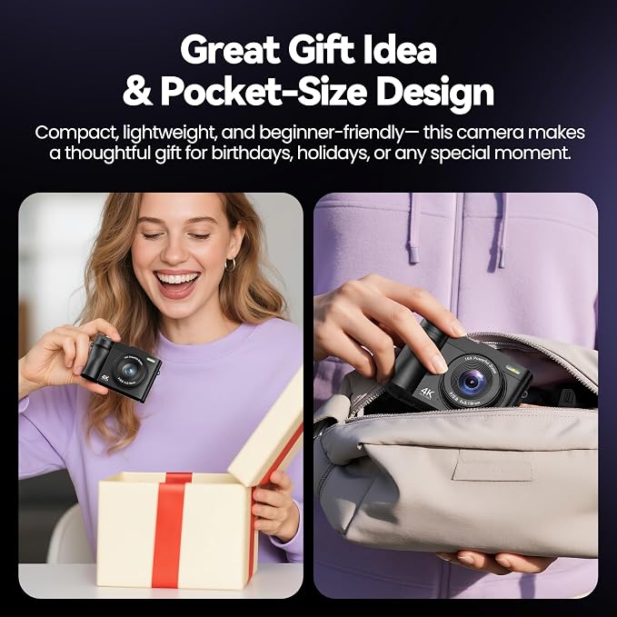 Digital Camera 4K for Photography Vlogging: 50MP Cameras for Video - Image 6
