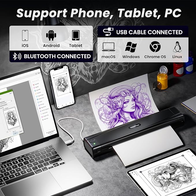 TATTMUSE 2026 New Version Tattoo Stencil Printer Machine - Image 6