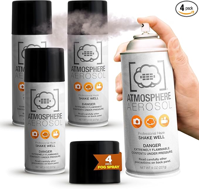 4 Pack Atmosphere Aerosol Haze/Fog Spray by AtmosphereAerosol