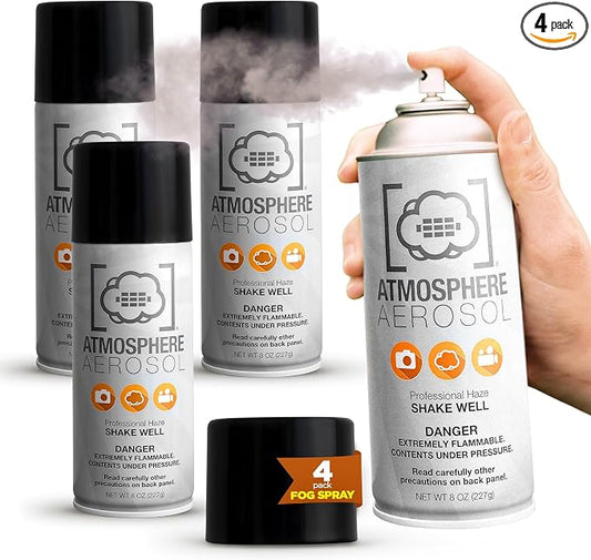 4 Pack Atmosphere Aerosol Haze/Fog Spray by AtmosphereAerosol