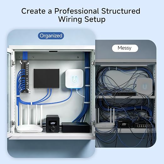 Cable Matters Mini 12-Port Vertical Patch Panel - Image 3