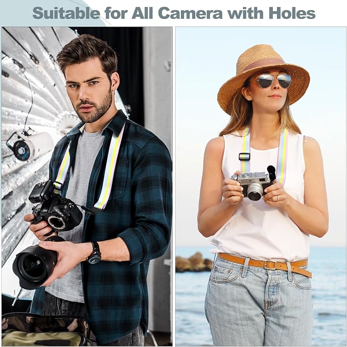 Adjustable Shoulder Strap, Comfortable Camera Strap, Neck Lanyard - Image 3