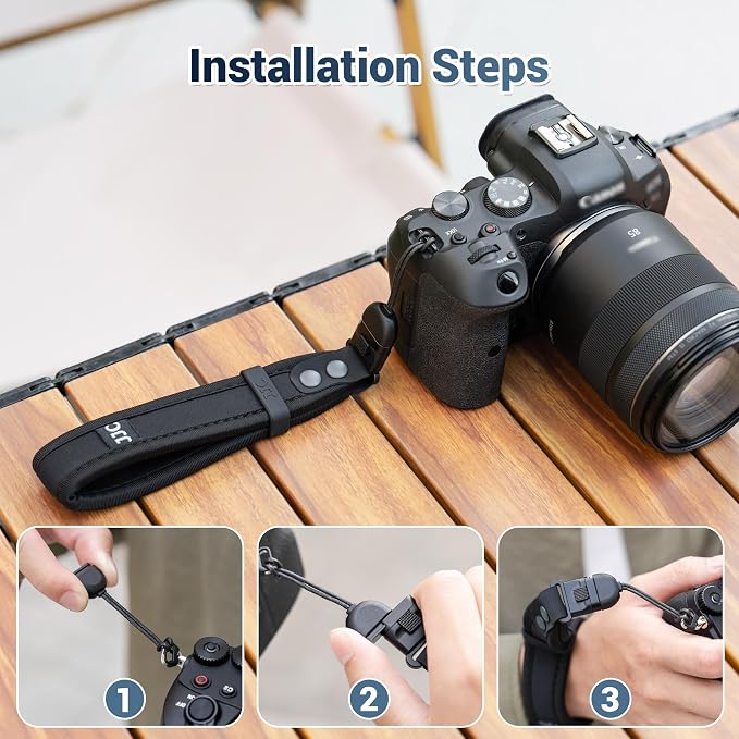 JJC Soft Camera Hand Strap Wrist Strap - Image 7