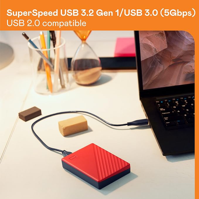 WD 2TB My Passport, Portable External Hard Drive, backup software - Image 5