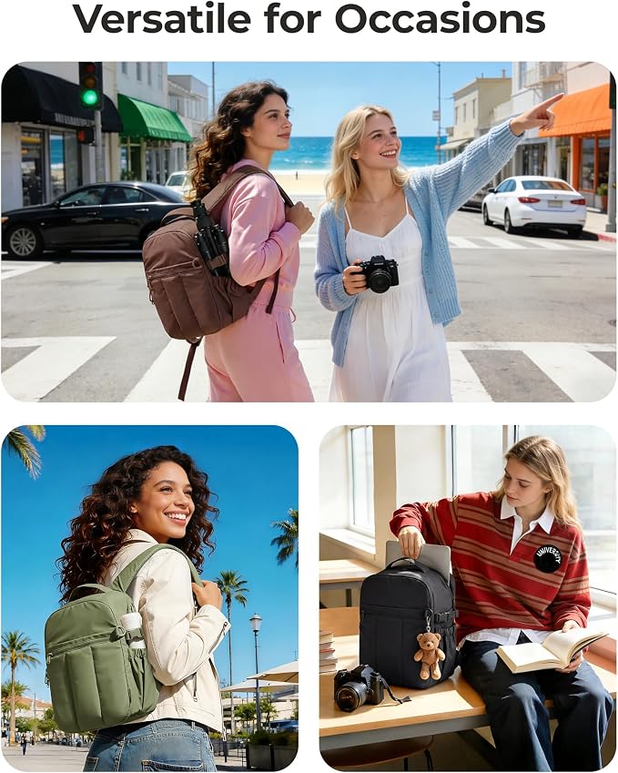 BAGSMART Puffy Camera Backpack, Camera Bags - Image 7