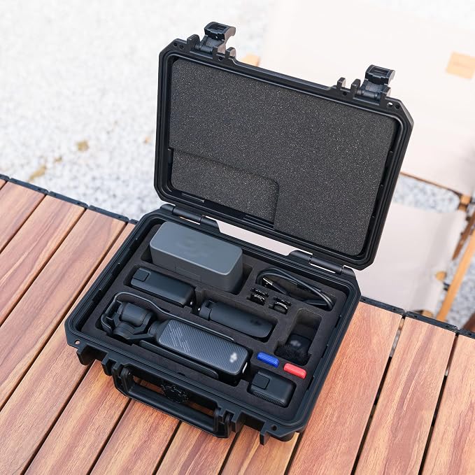 KIWIFOTOS Waterproof Hard Case for DJI Osmo Pocket 4 3 Creator/Power Expansion - Image 9