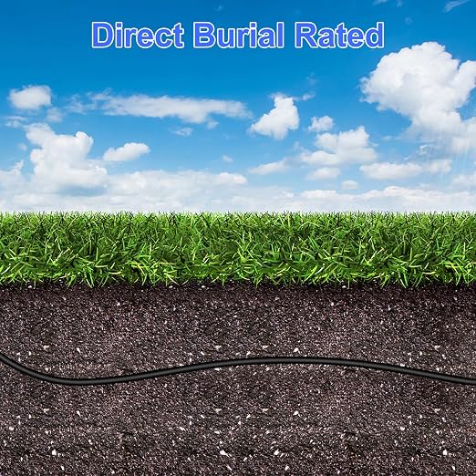 350FT Cat6 Outdoor Ethernet Cable, Heavy Duty Direct Burial, 24AWG CCA Patch - Image 6