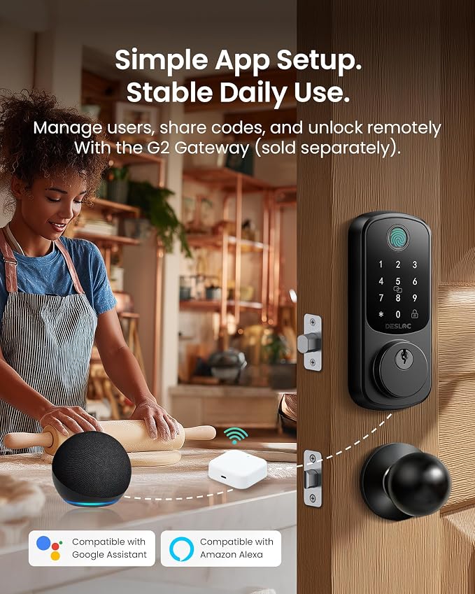 DESLOC B200 Fingerprint Smart Lock - Image 5