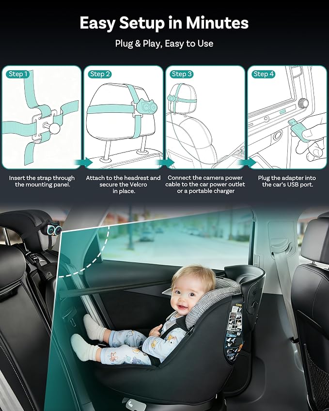 OTTOCAST Cabin Care Baby Car Camera - Image 8