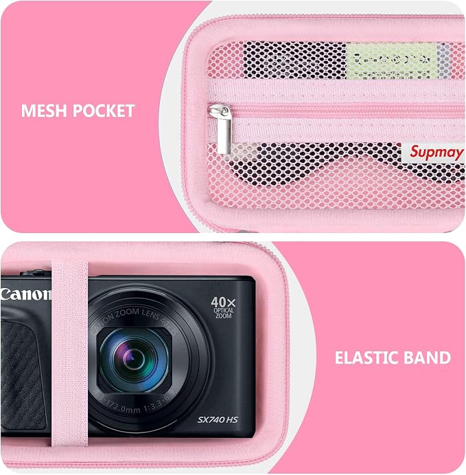 Hard Carrying Case for Canon PowerShot SX740 HS/ SX730 HS/ SX720 HS/ SX620 HS/ - Image 6