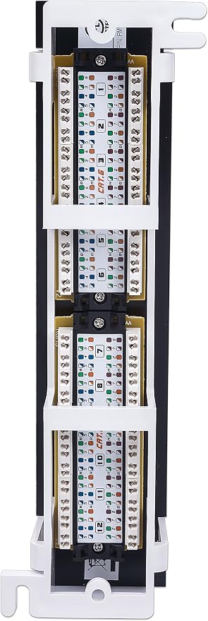 Intellinet 12 Port Cat6 Network Patch Panel Wall-Mount - Image 6