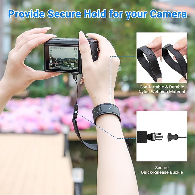 Mini EVO Strap, Adjustable Nylon Camera Hand Wrist Strap Lanyard - Image 4