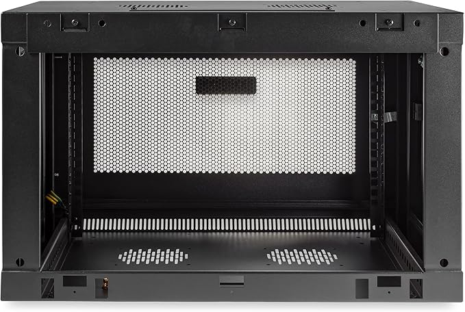 StarTech.com 2-Post 6U Wall Mount Network Cabinet w/ 1U Shelf, Ships Fully - Image 3