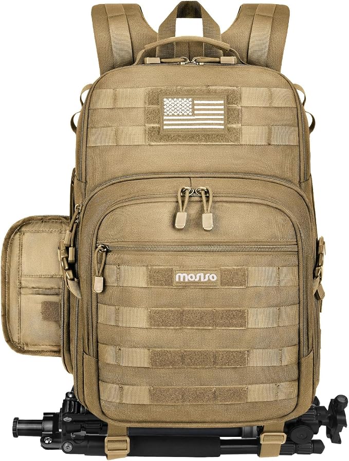 MOSISO Camera Backpack, DSLR/SLR/Mirrorless Tactical Camera Bag Case by MOSISO