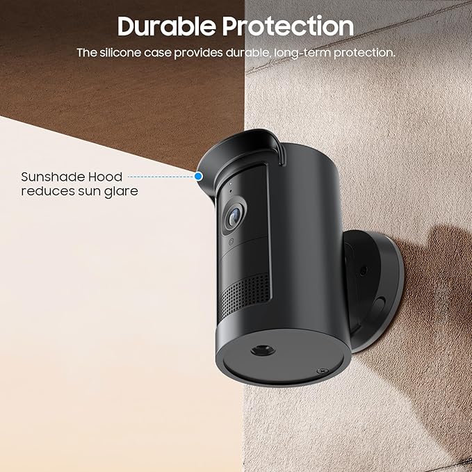 Fintie Silicone Case for Ring Outdoor Cam Plus, Soft Silicone Weather Resistant - Image 4